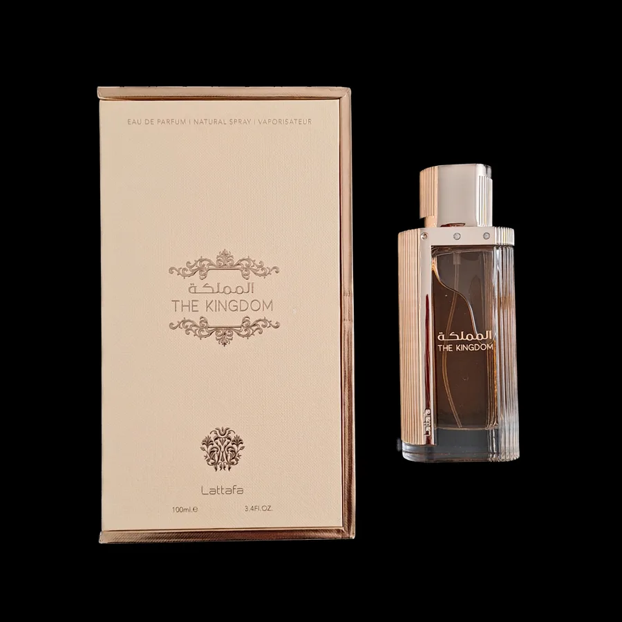 Frasco do perfume THE Kingdom Femme da marca Lattafa
