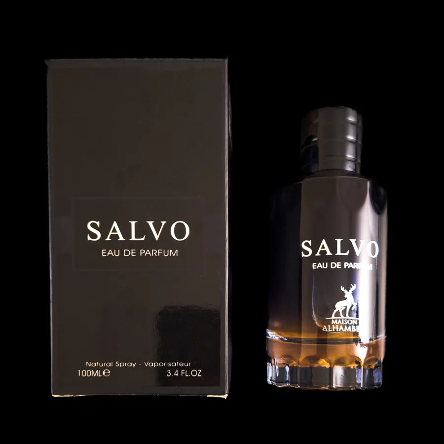 Frasco do perfume Salvo EDP da marca Maison Alhambra