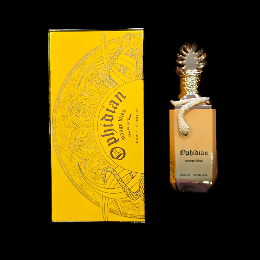 Frasco do perfume Ophidian Mango Bliss da marca Paris Corner