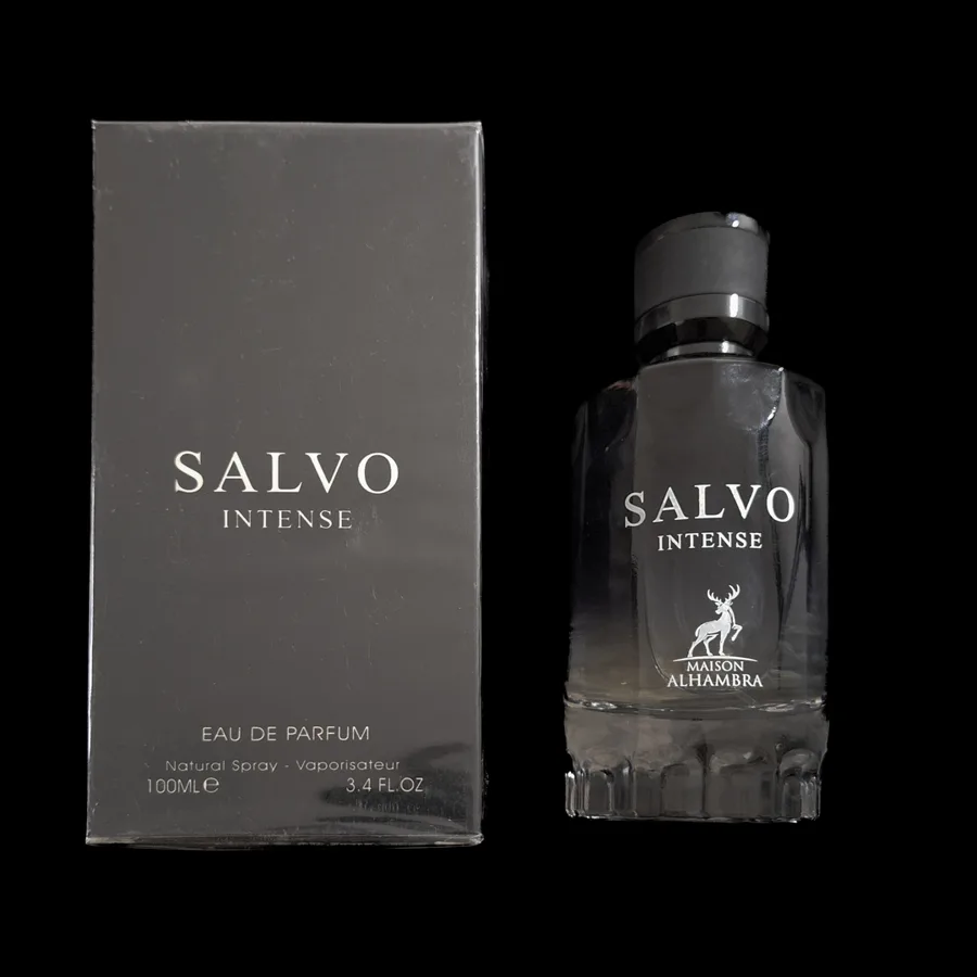 Frasco do perfume Salvo Intense da marca Maison Alhambra