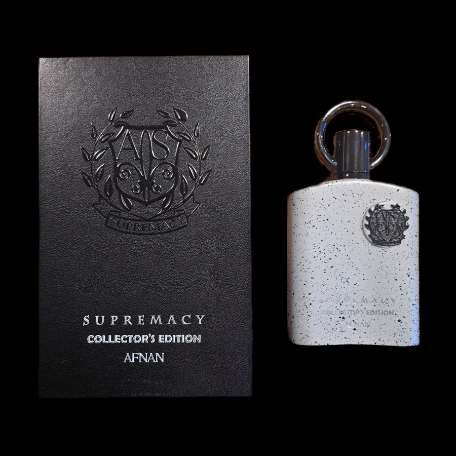 Frasco do perfume Supramacy da marca AFNAN