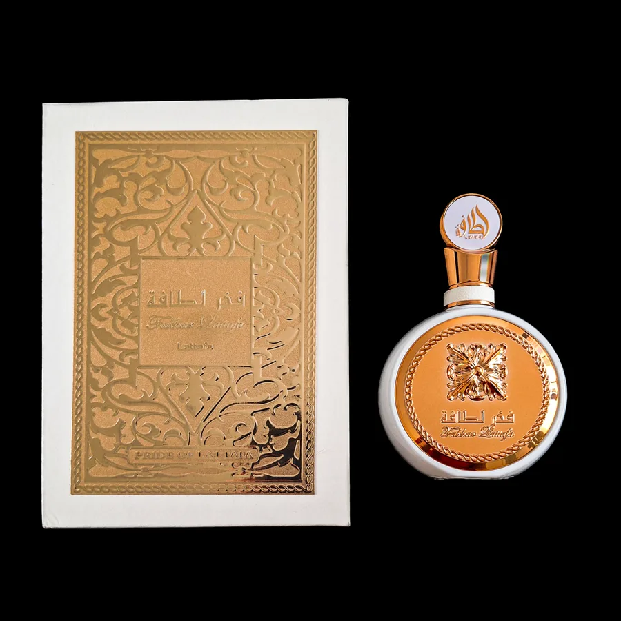 Frasco do perfume Fakhar Rosé da marca Lattafa