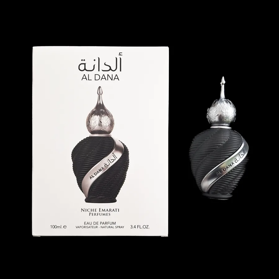 Frasco do perfume AL Dana da marca Lattafa