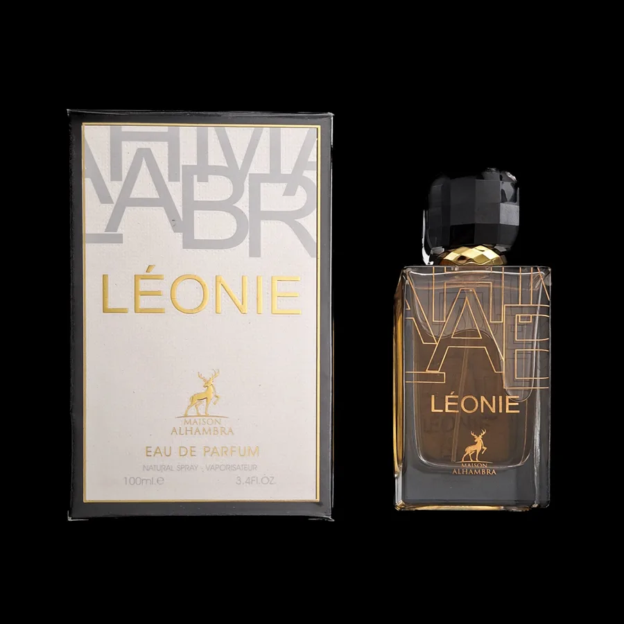 Frasco do perfume Leónie da marca Maison Alhambra