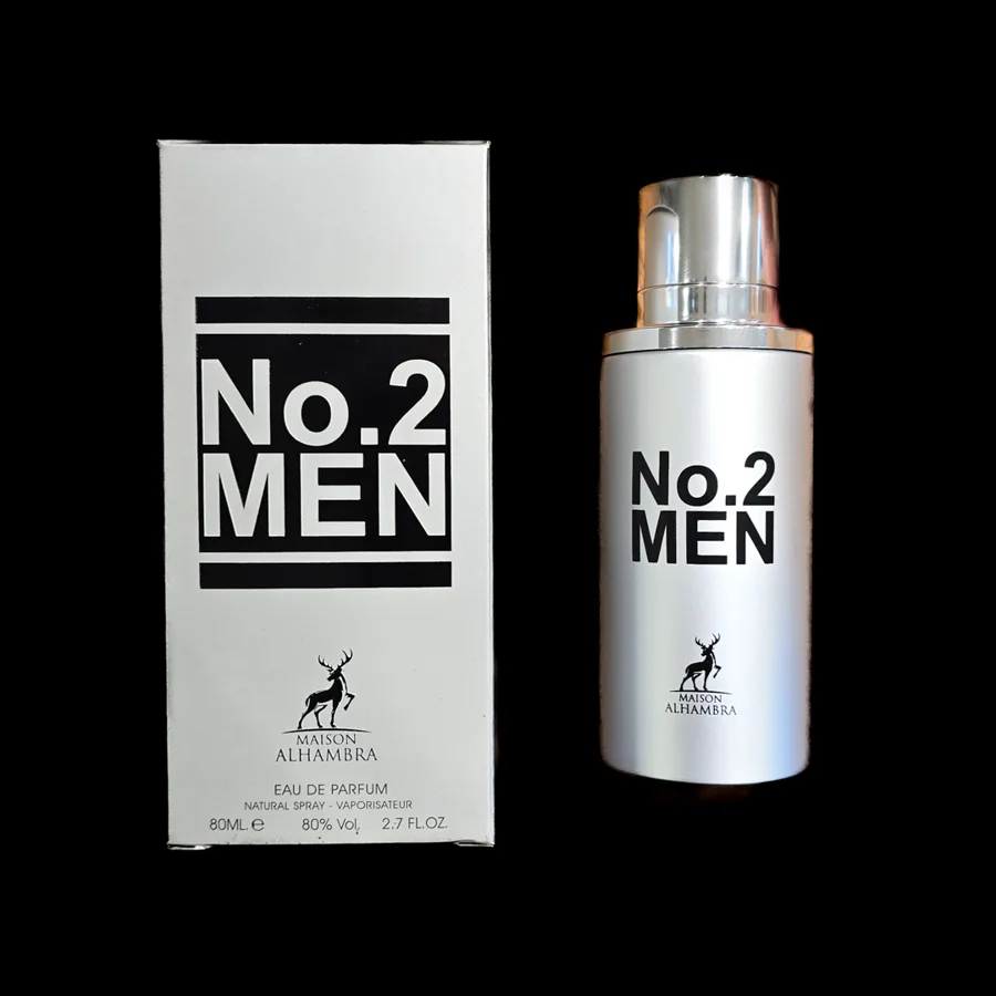 Frasco do perfume No 2 Men da marca Maison Alhambra