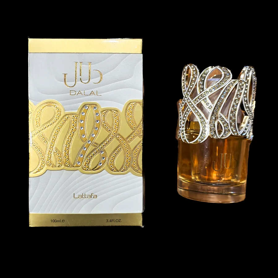 Frasco do perfume Dalal da marca Lattafa