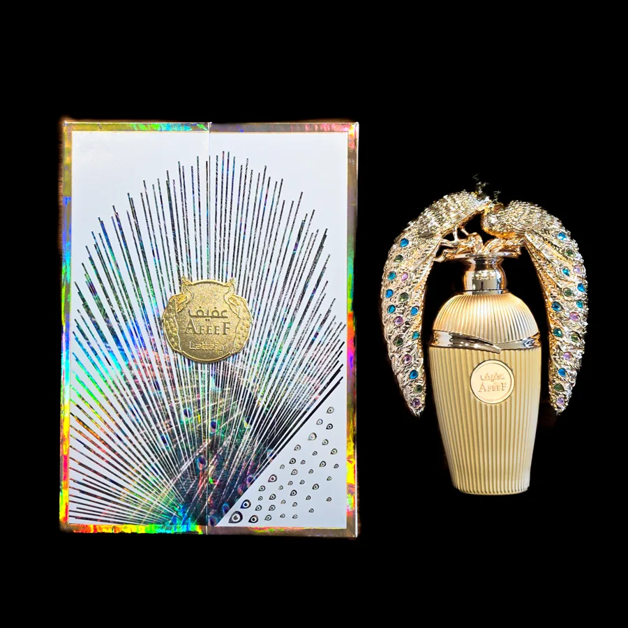 Frasco do perfume Afeef da marca Lattafa