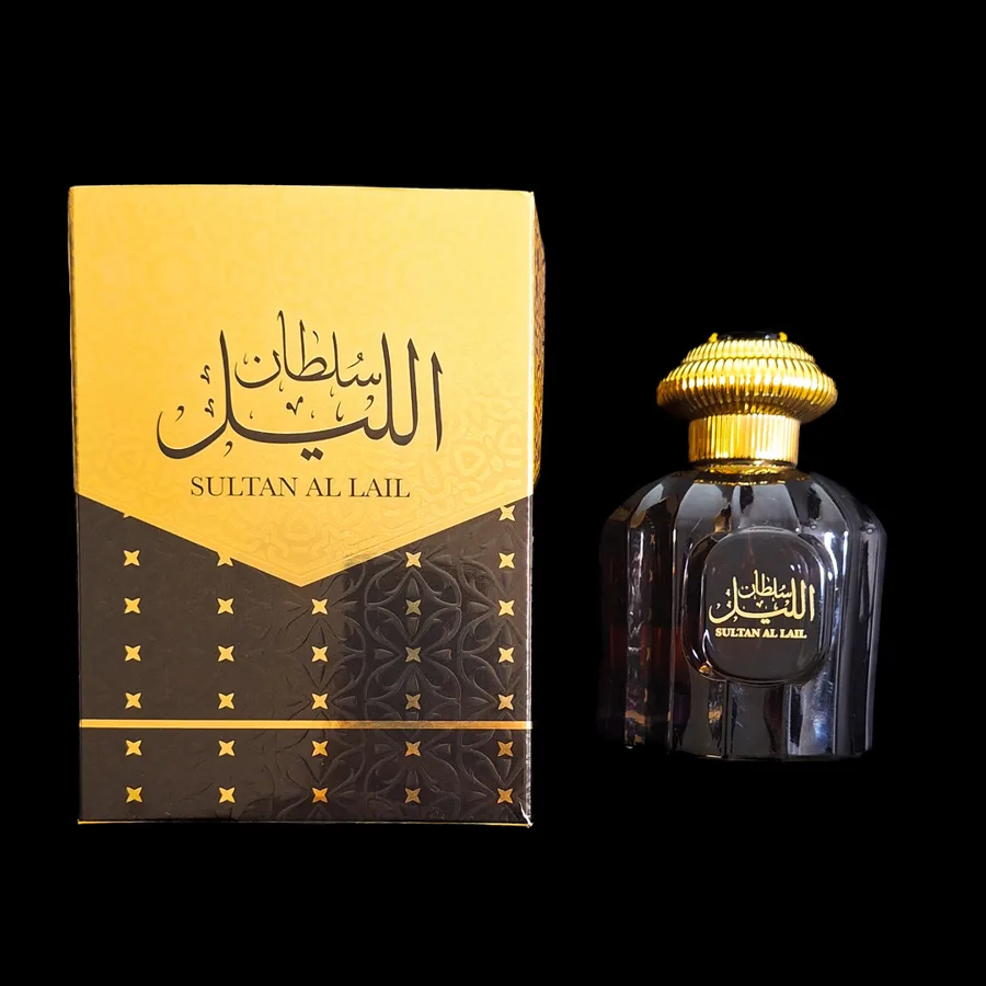 Frasco do perfume Sultan Al Lail da marca Al Wataniah