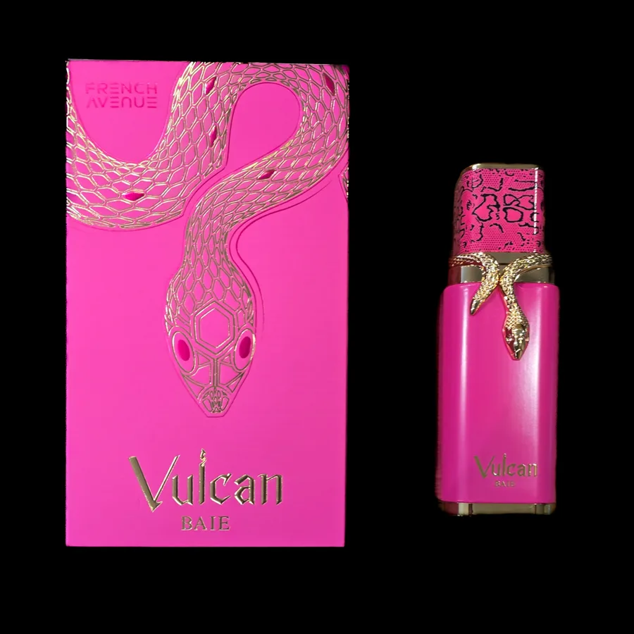 Frasco do perfume Vulcan Baie da marca French Avenue