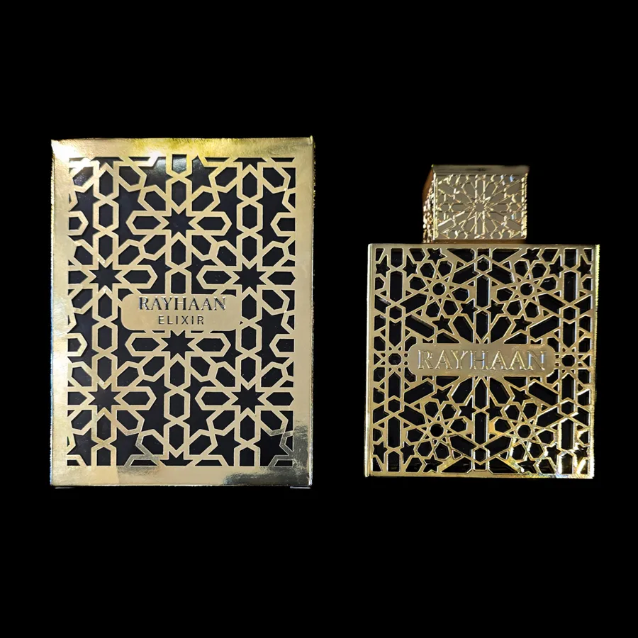 Frasco do perfume Elixir da marca Rayhaan