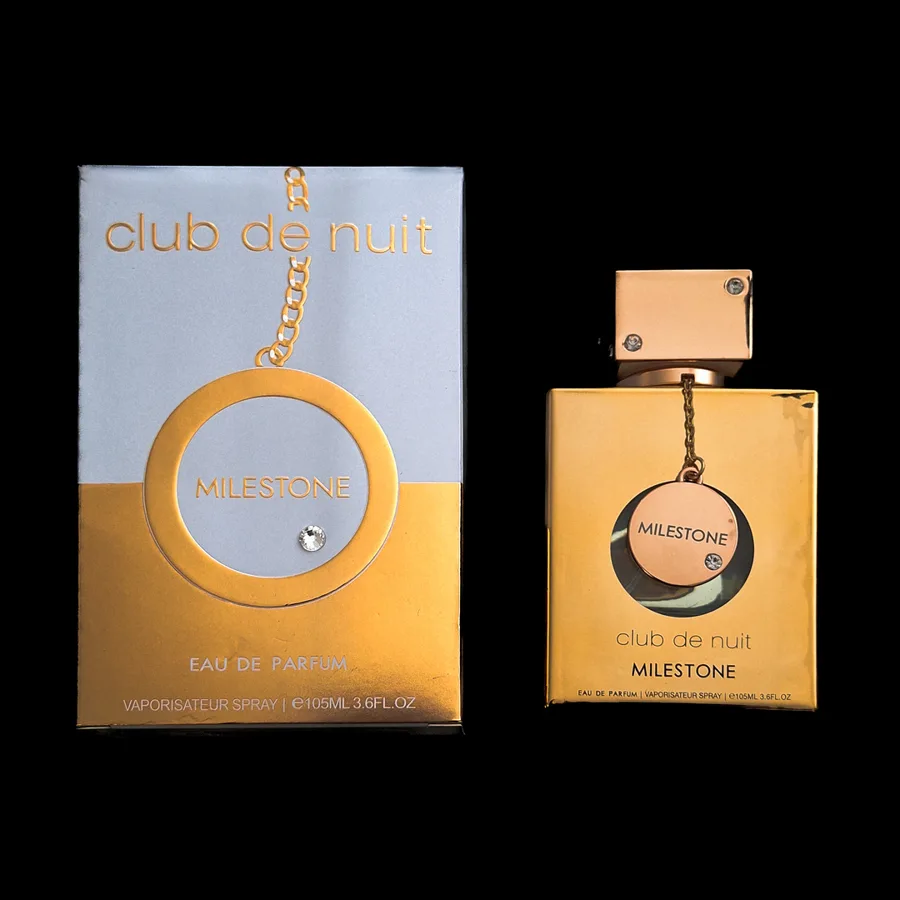Frasco do perfume Club DE Nuit Milestone da marca ARMAF