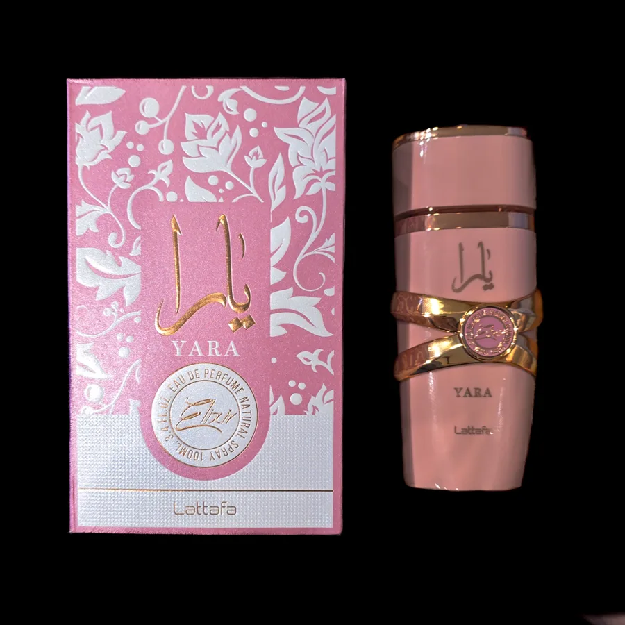 Frasco do perfume Yara Elixir da marca Lattafa