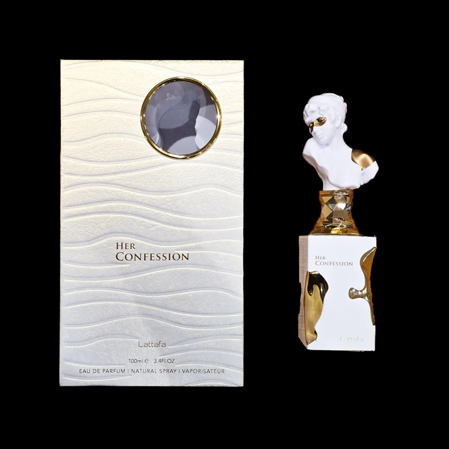 Frasco do perfume Her Confession da marca Lattafa