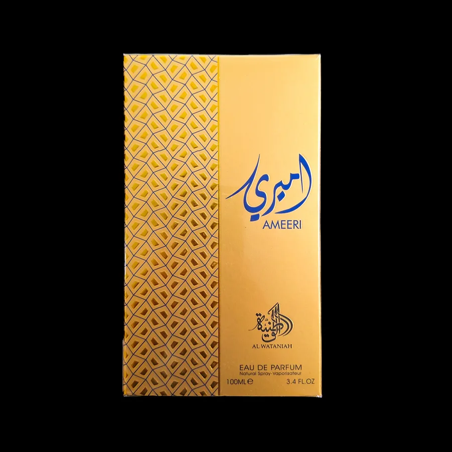 Frasco do perfume Ameeri da marca Al Wataniah