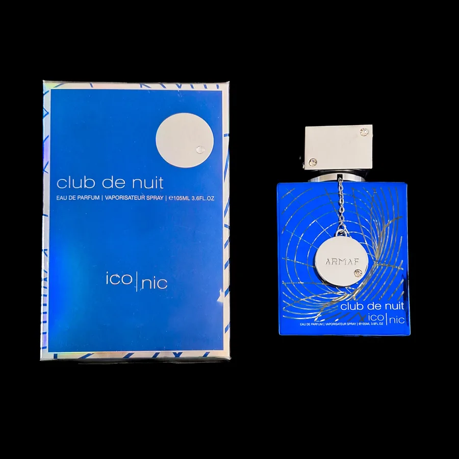 Frasco do perfume Club DE Nuit Iconic da marca ARMAF