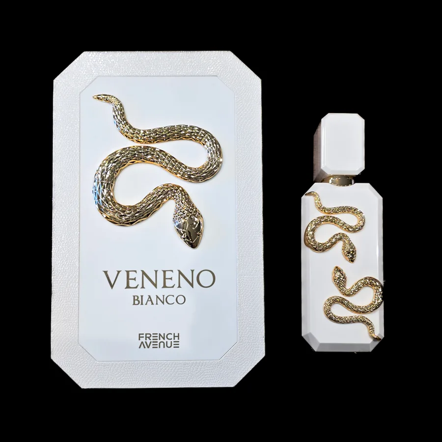 Frasco do perfume Veneno Bianco da marca French Avenue