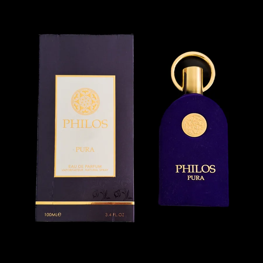 Frasco do perfume Philos Pura da marca Maison Alhambra