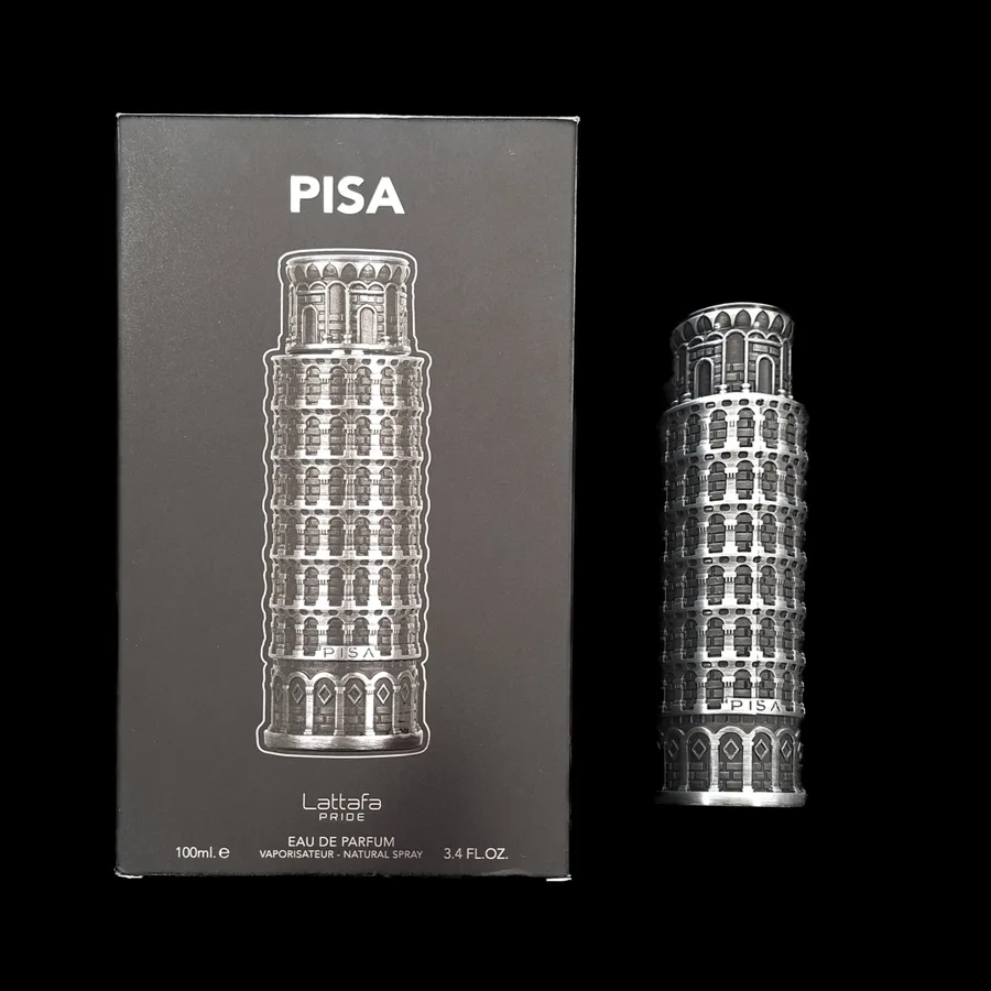 Frasco do perfume Pisa da marca Lattafa