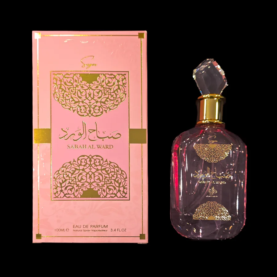Frasco do perfume Sabah Al Ward Sugar da marca Al Wataniah