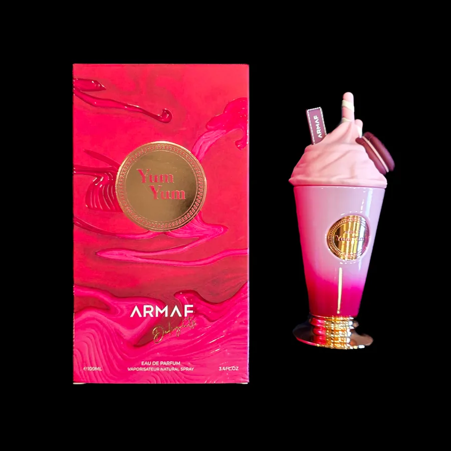 Frasco do perfume Yum Yum da marca ARMAF