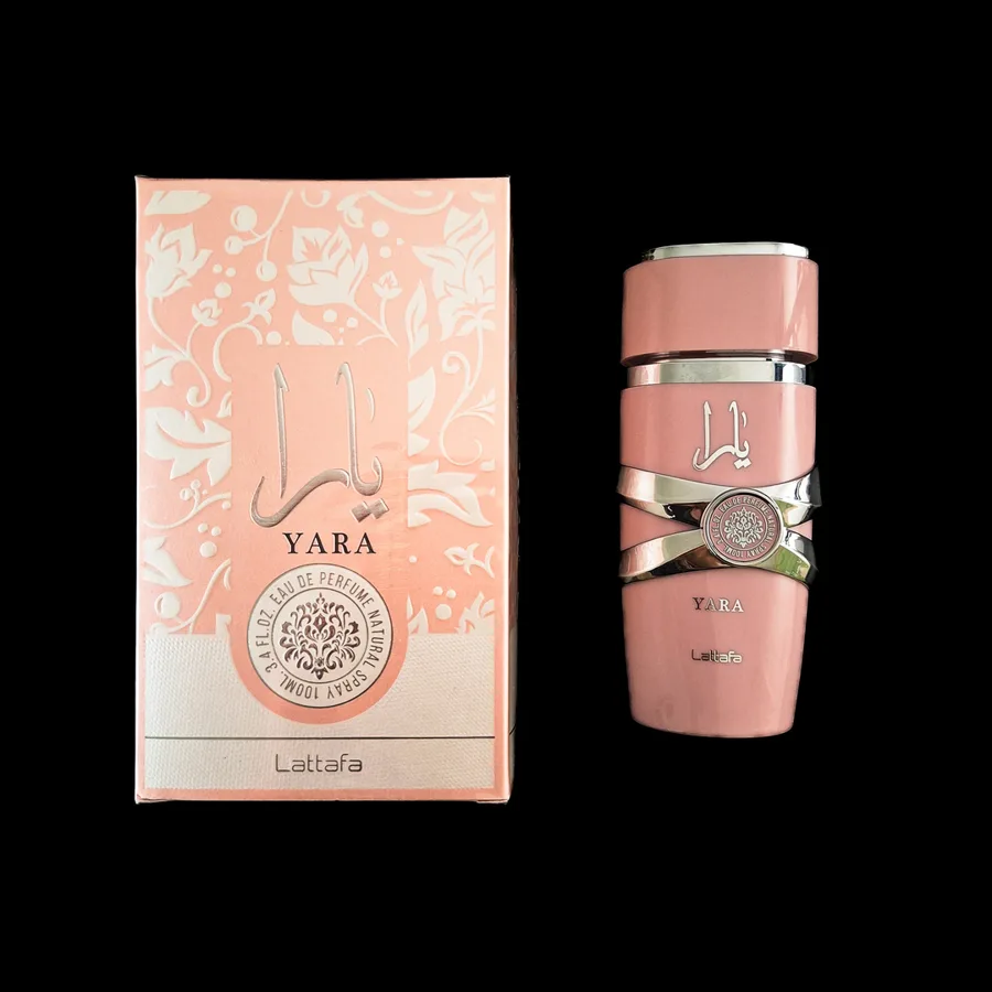 Frasco do perfume Yara Rosa da marca Lattafa